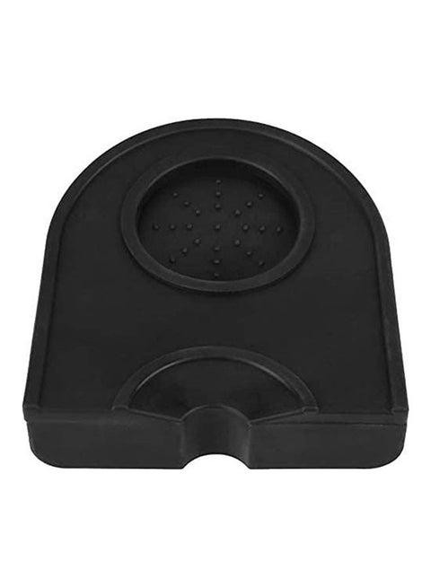 Anti-Slip Portable Espresso Mat Black 14cm