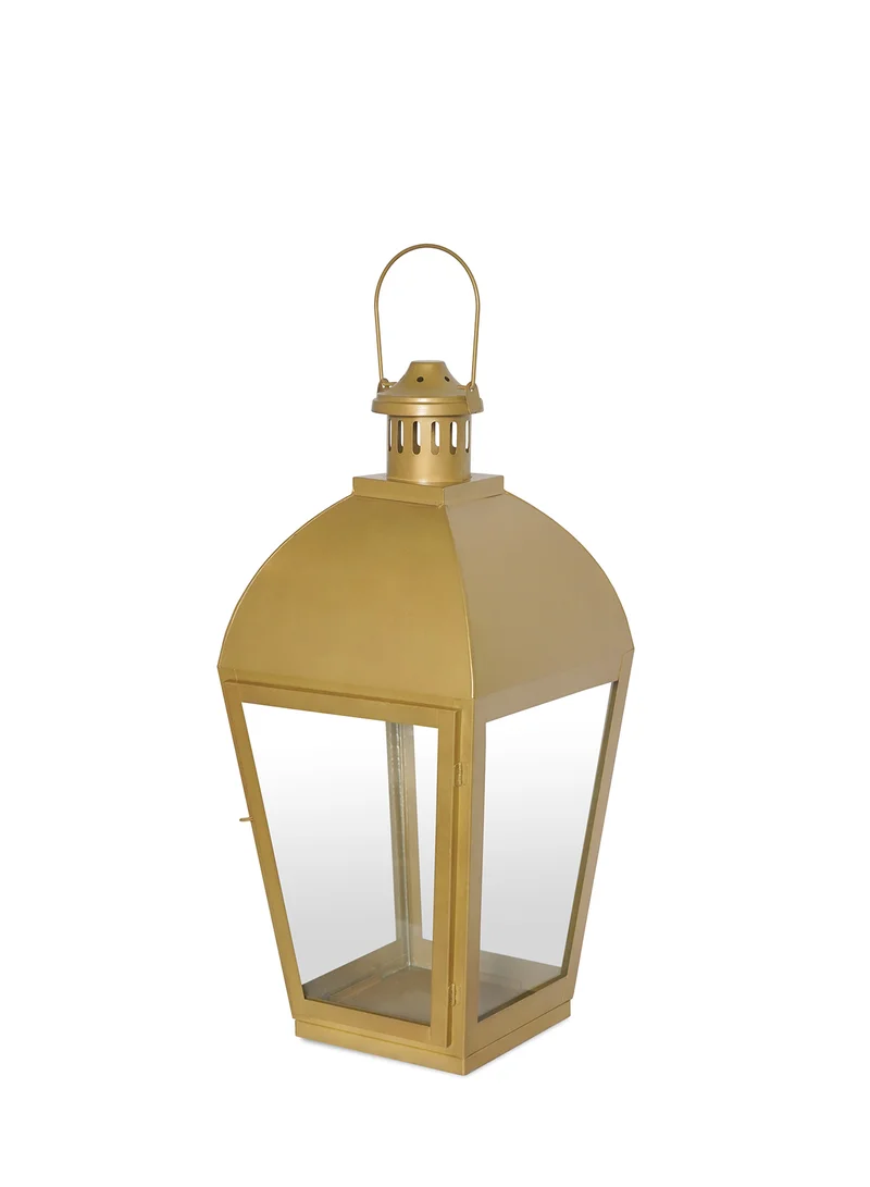 ebb & flow Modern Ideal Design Handmade Lantern Unique Luxury Quality Scents For The Perfect Stylish Home Gold 17.15X17.15X54cm