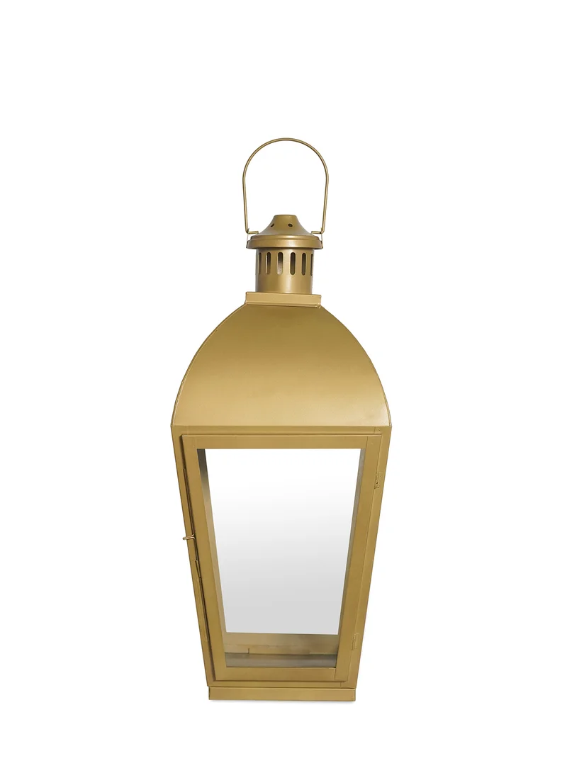 ebb & flow Modern Ideal Design Handmade Lantern Unique Luxury Quality Scents For The Perfect Stylish Home Gold 17.15X17.15X54cm