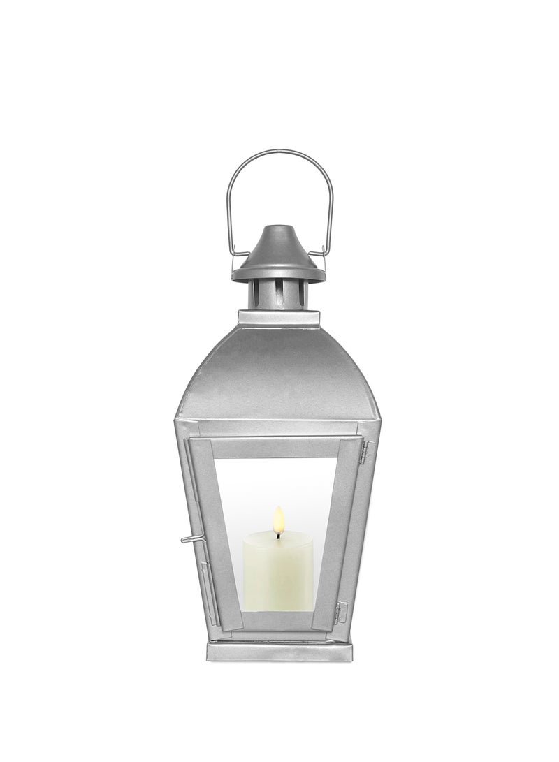 ebb & flow Modern Ideal Design Handmade Lantern Unique Luxury Quality Scents For The Perfect Stylish Home Silver 8.63X8.63X27cm  - Image 2