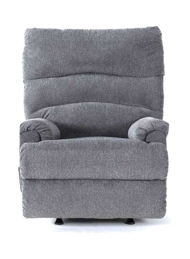 REGAL IN HOUSE Rocker Recliner Chair Grey 84x107x110cm  - Image 1
