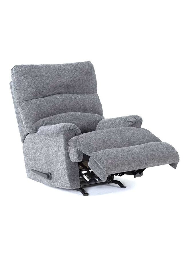 REGAL IN HOUSE Rocker Recliner Chair Grey 84x107x110cm  - Image 3