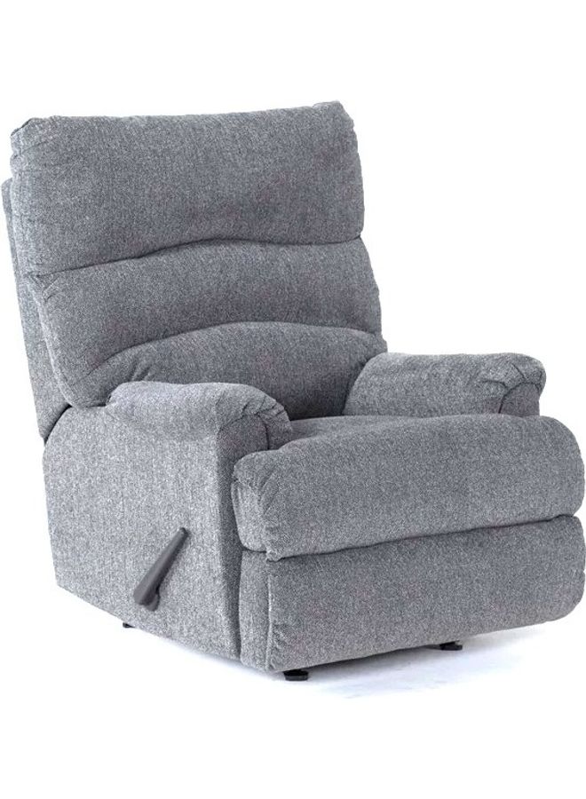 REGAL IN HOUSE Rocker Recliner Chair Grey 84x107x110cm  - Image 5