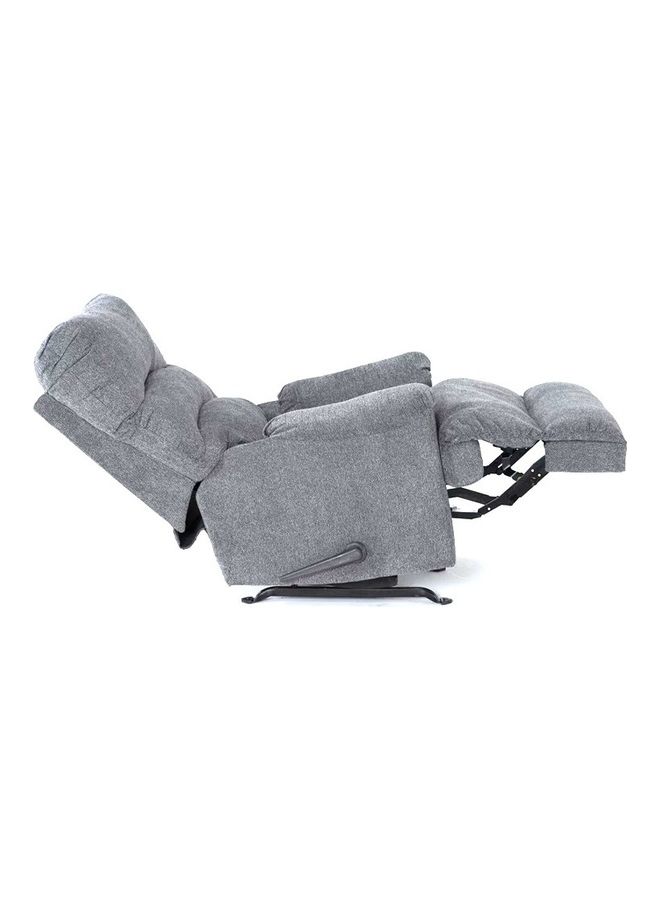 REGAL IN HOUSE Rocker Recliner Chair Grey 84x107x110cm  - Image 2
