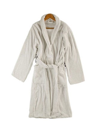 Comfort Soft Bathrobe Off-White Mcm - v1645430438/N52732037A_1