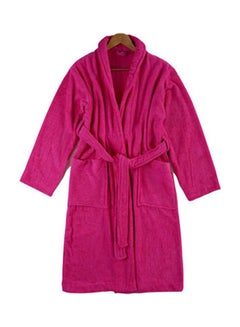 Comfort Soft Bathrobe Fuschia Mcm