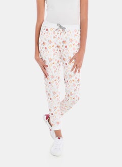 Aila Elegant Girls Printed Joggers Multicolour  - Image 1