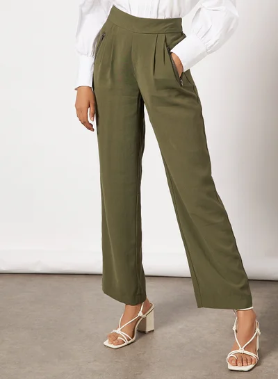 Jacqueline de Yong Wide Leg Pants Deep Depths
