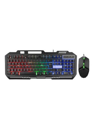Usb Mouse And Keyboard With Lighting For Computer And Laptop Black - v1645439550/N52733805A_1