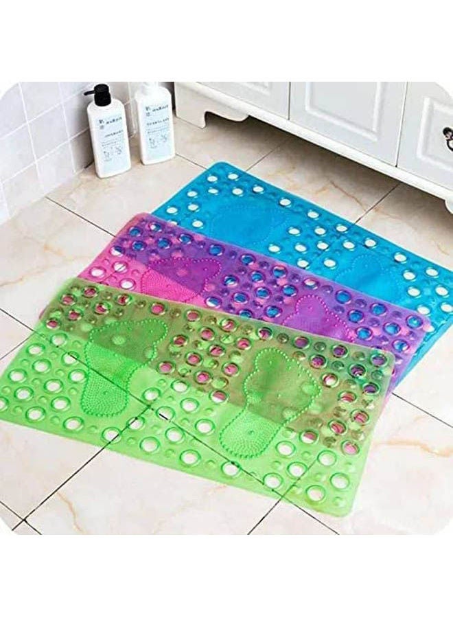 Generic Silicone Foot Bath Mat With Suction Prevent Sliding Perfectly Multicolour  - Image 1