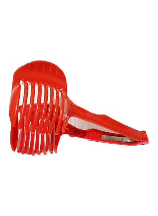 Plastic Tomato Mask to Help Slicing Even Slices Easily Red 