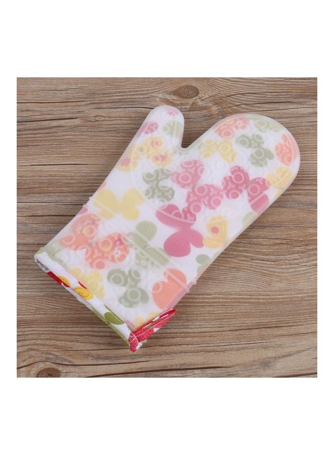 1 Piece Thick Silicon Oven Mitts Baking Kitchen Gloves Heat Resistant Barbecue Multicolour  - Image 2