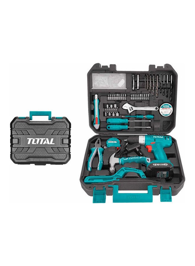 TOTAL - 128 Pcs Tools Set Multicolour - Image 1