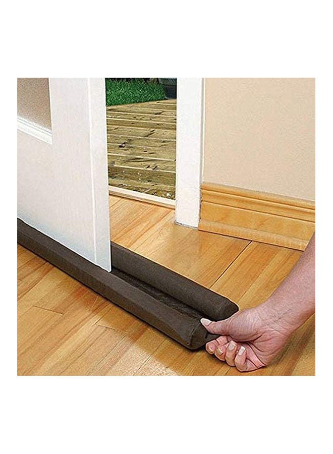 Generic Twin Draft Gord Ground Door Barrier Brown 