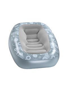 Bestway Lounge Deluxe Comfi Cube Blue/Grey 152x127x76cm  - Image 1