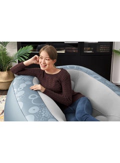 Bestway Lounge Deluxe Comfi Cube Blue/Grey 152x127x76cm  - Image 3