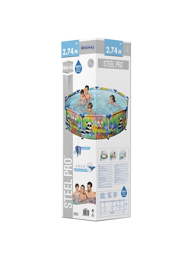 Bestway - Steel Pro Paradise Frame Pool 274 x 66cm 274 x 66cm - Image 1