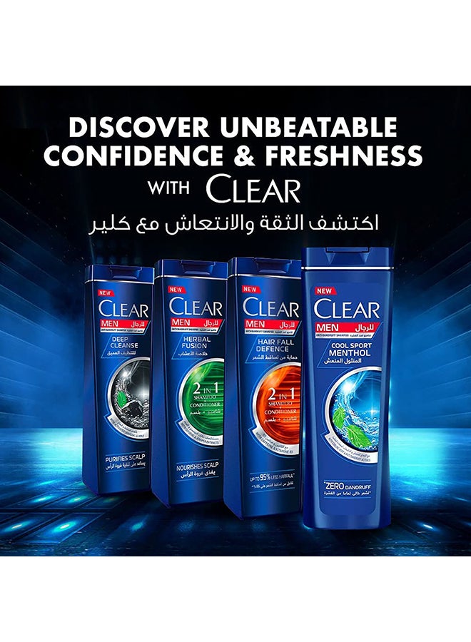 CLEAR - Shampoo For Men, Anti-Dandruff Shampoo, Cool Sport Menthol, 100% Dandruff-Free Hair  And Nourished Scalp 200ml - Image 1
