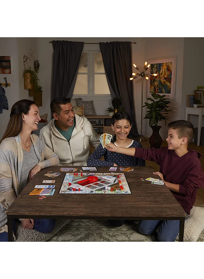 Monopoly Crooked Cash Board Game For Families And Kids Ages 8 And Up, Includes Mr. Monopoly Decoder To Find Fakes, Game For 2-6 Players Hasbro Games For Adults And Teens Indoor Home Game