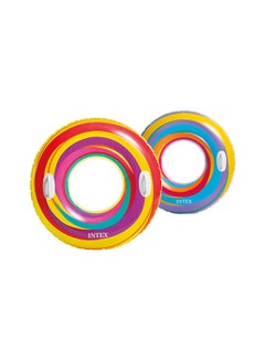 INTEX Swirly Whirly Inflatable Pool Swim Tubes - Assortment 91cm  - Image 1