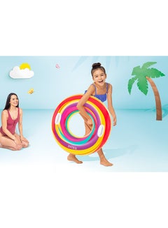 INTEX Swirly Whirly Inflatable Pool Swim Tubes - Assortment 91cm  - Image 4