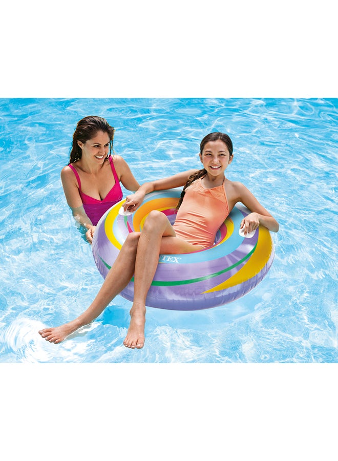 INTEX - Swirly Whirly Inflatable Pool Swim Tubes - Assortment 91cm - Image 1