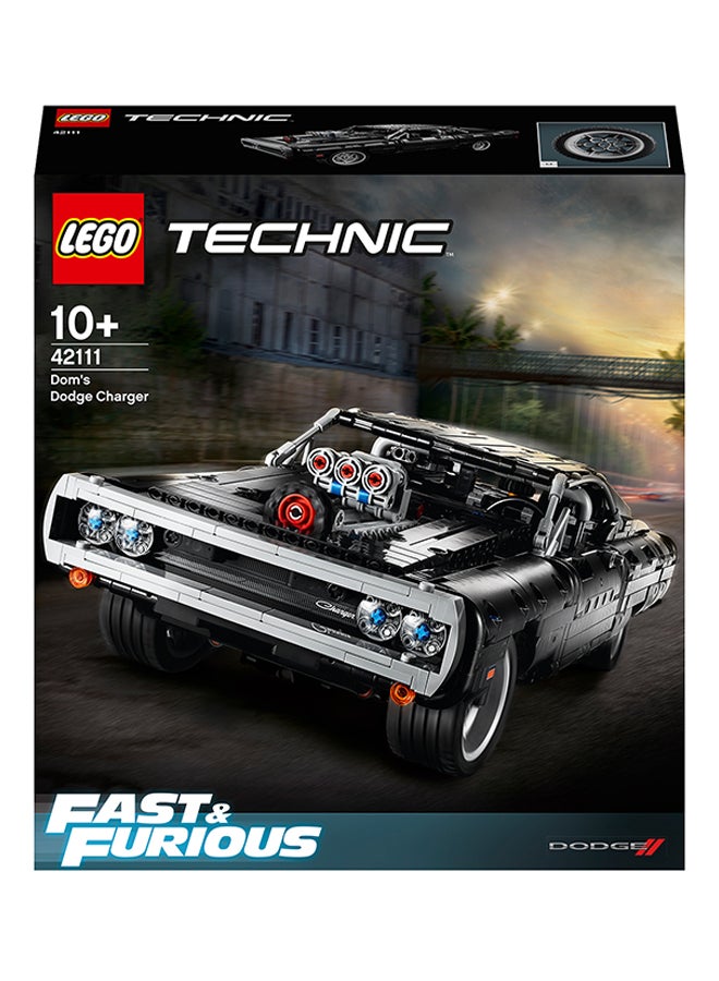 LEGO - 42111 Technic Dom’S Dodge Charger (42111) Building Kit (1,077 Pieces) 1077 10+ Years - Image 1