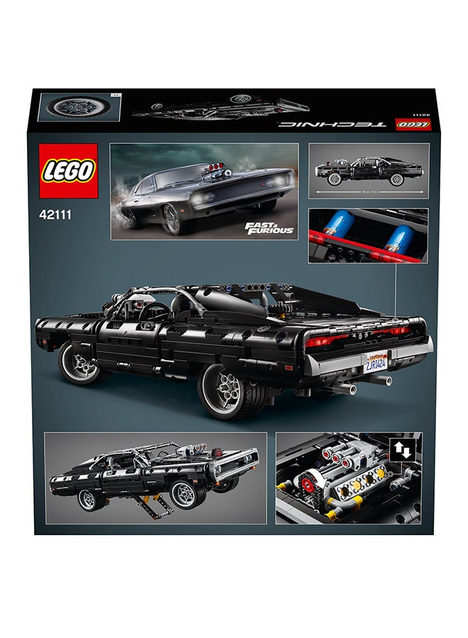 LEGO - 42111 Technic Dom’S Dodge Charger (42111) Building Kit (1,077 Pieces) 1077 10+ Years - Image 1