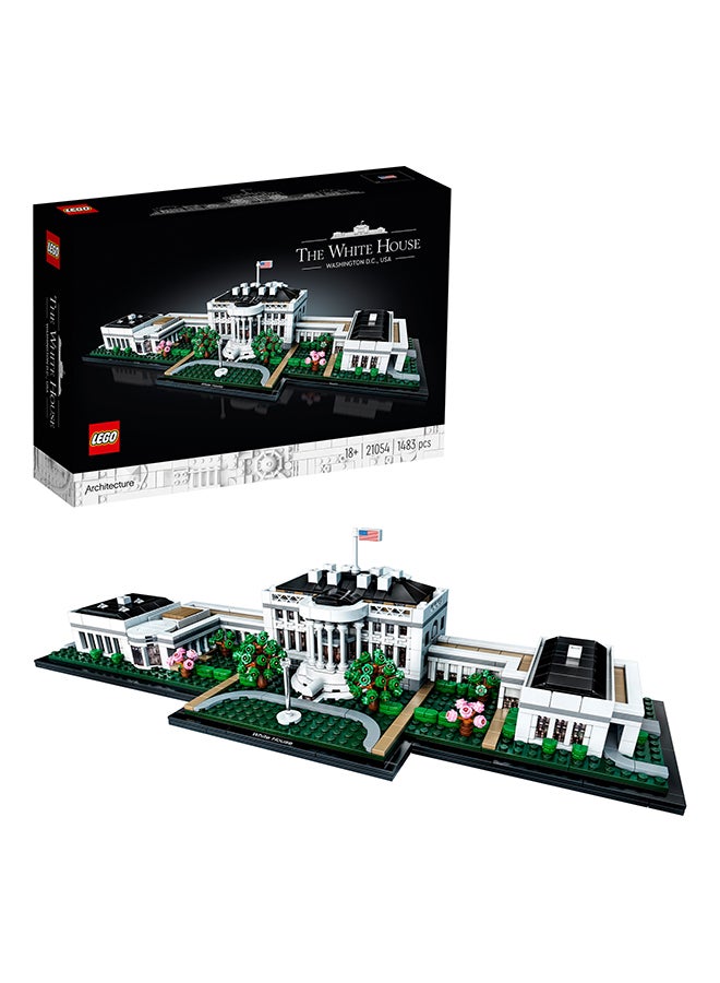 LEGO 21054 Architecture Collection: The White House  Building Kit 1,483 Pieces 1483 18+ years  - Image 1