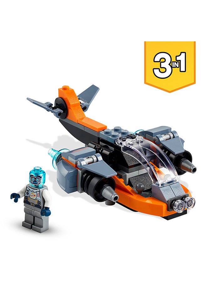 LEGO - 31111 Creator 3In1 Cyber Drone 31111 Building Kit (113 Pieces) 6+ Years - Image 1