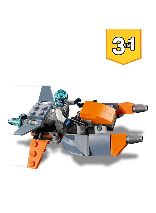 LEGO - 31111 Creator 3In1 Cyber Drone 31111 Building Kit (113 Pieces) 6+ Years - Image 1
