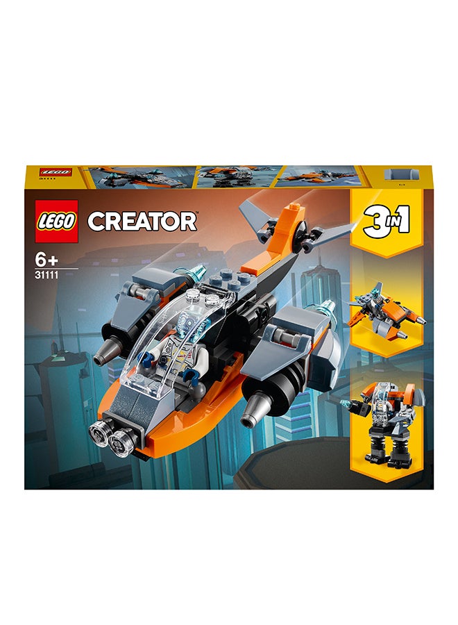 LEGO - 31111 Creator 3In1 Cyber Drone 31111 Building Kit (113 Pieces) 6+ Years - Image 1