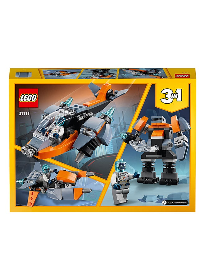 LEGO - 31111 Creator 3In1 Cyber Drone 31111 Building Kit (113 Pieces) 6+ Years - Image 1