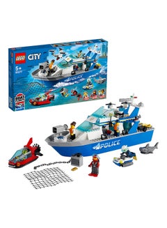 60277 City Police Patrol Boat 5+ Years