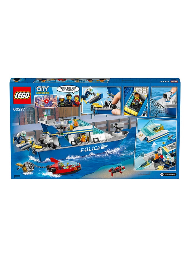 LEGO - 60277 City Police Patrol Boat 5+ Years - Image 1