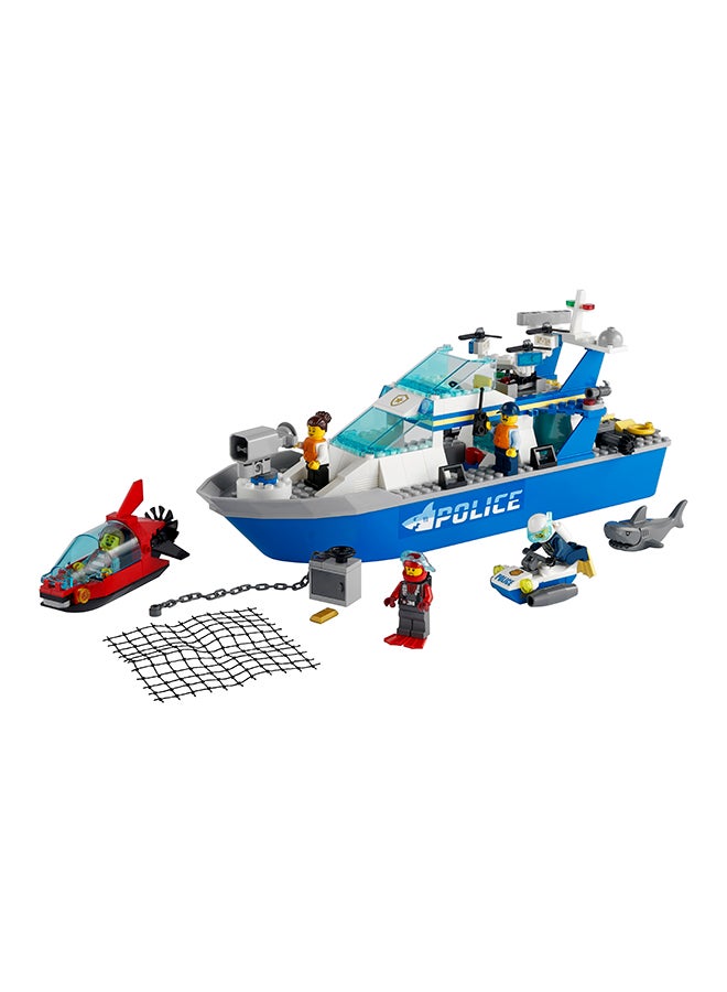 LEGO - 60277 City Police Patrol Boat 5+ Years - Image 1