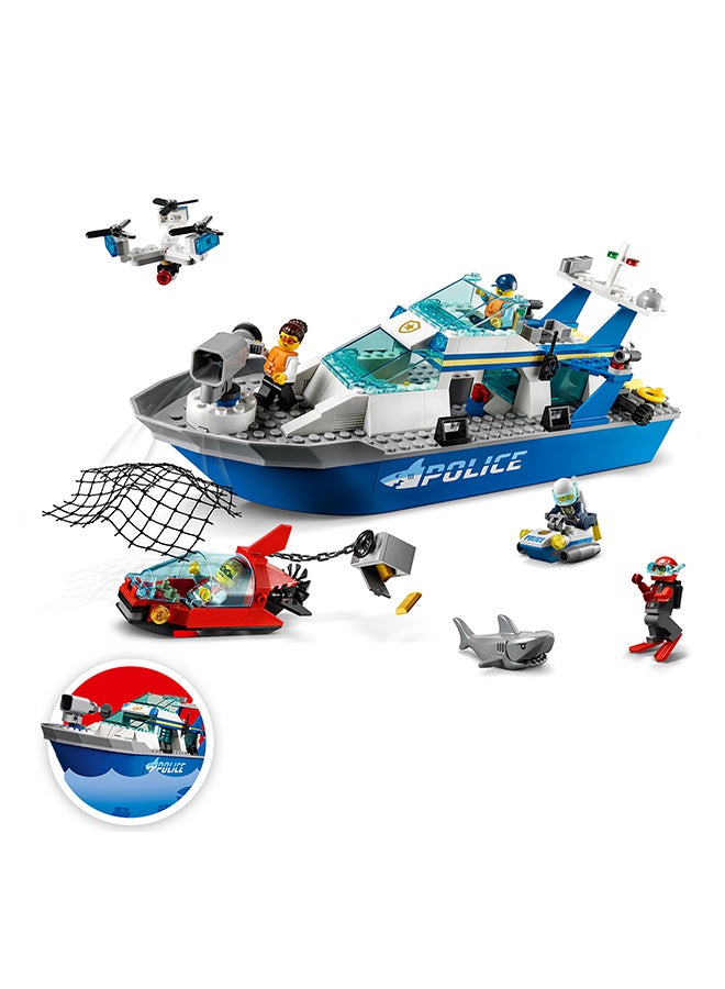 LEGO - 60277 City Police Patrol Boat 5+ Years - Image 1
