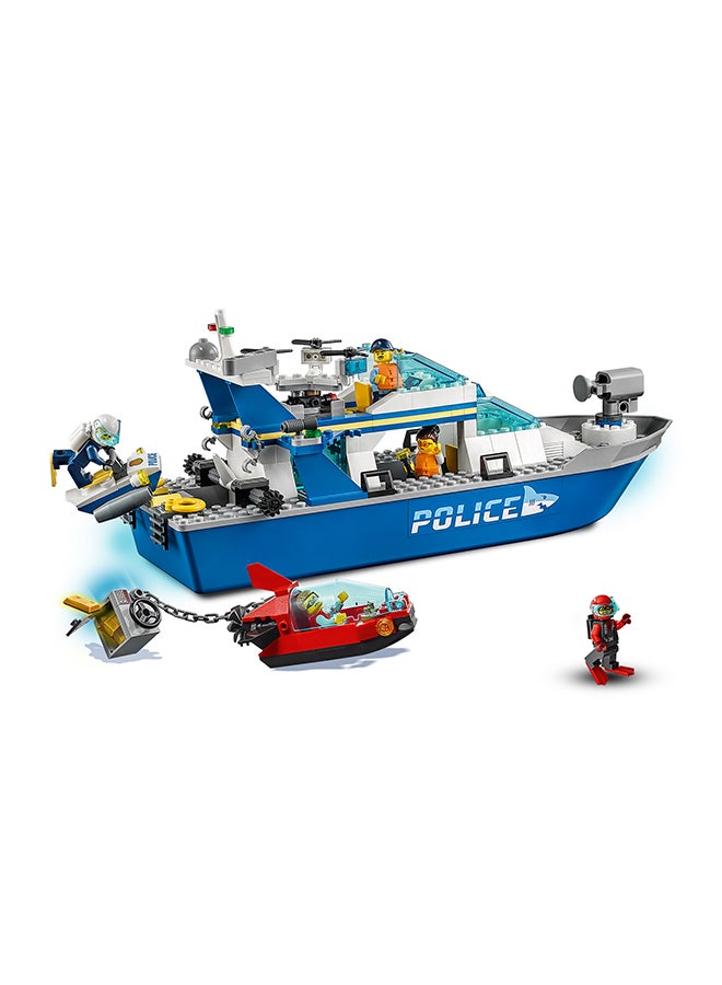 LEGO - 60277 City Police Patrol Boat 5+ Years - Image 1