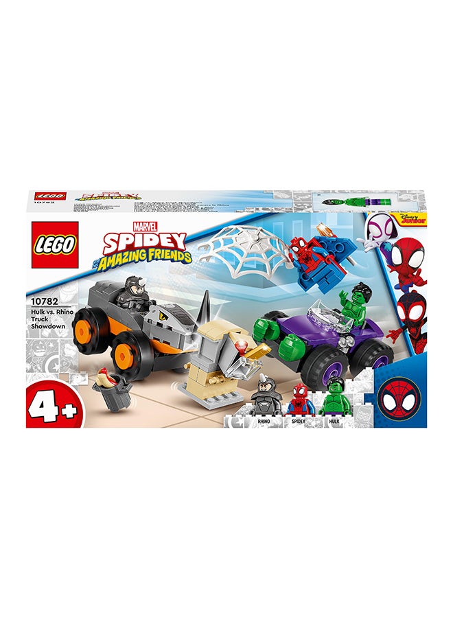 LEGO 6378831 6378831 Marvel Spidey And His Amazing Friends Hulk Vs. Rhino Truck Showdown 10782 Building Kit; Playset Comes With 2 Lego Spider-Man Vehicles; Birthday Gift For Kids Aged 4+ (110 Pieces) 4+ Years 110 4+ Years  - Image 2