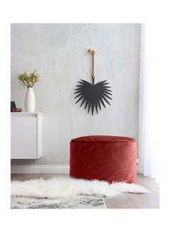 PENHALIGON'S Velvet Round Bean Bag Microfiber Filler Red 60x60x40cm  - Image 2