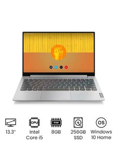 Ideapad S340  Laptop With 13.3 Inch Full HD Display, 10th Gen Core i5-10210U Processor/ 8GB Memory/ 256GB SSD/Intel UHD Graphics/Windows 10 Home /International Version English Platinum Grey