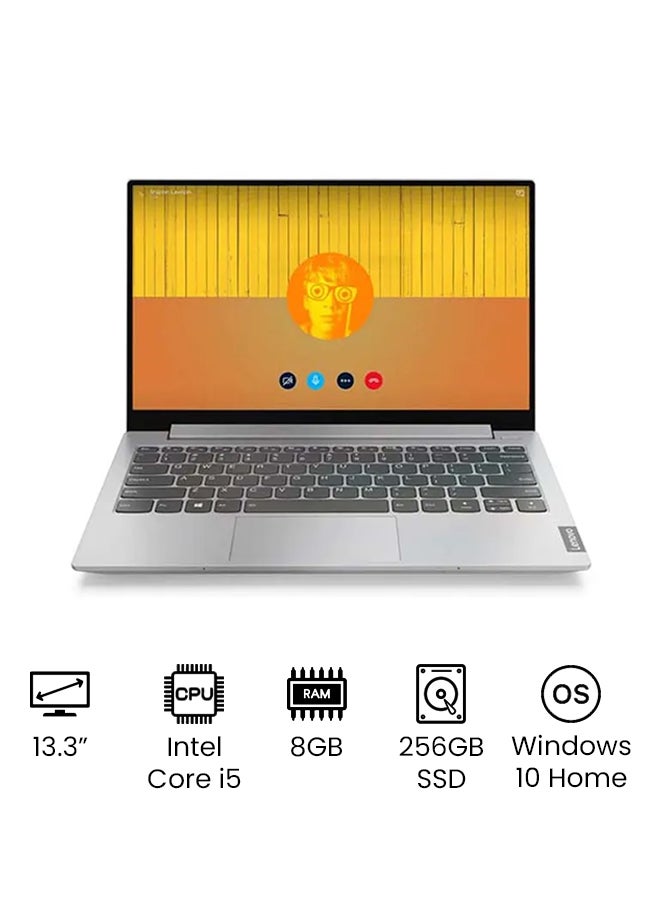 Lenovo - Ideapad S340  Laptop With 13.3 Inch Full HD Display, 10th Gen Core i5-10210U Processor/ 8GB Memory/ 256GB SSD/Intel UHD Graphics/Windows 10 Home /International Version English Platinum Grey - Image 1