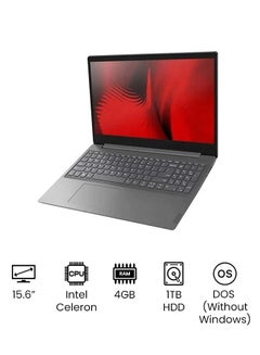 V15-IGL Laptop With 15.6-Inch HD Display, Celeron N4020 Processer/4GB RAM/1TB HDD/Intel UHD Graphics/DOS (Without Windows)/International Version English Iron Grey