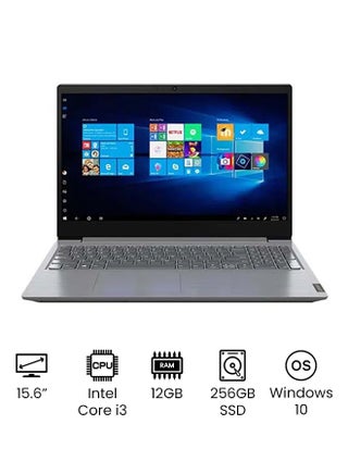 V15 G1 Business And Professional (Upgraded Version) Laptop With 15.6-Inch Full HD Display, 10th Gen Core i3-10110U Processor/12GB RAM/256GB SSD/Intel UHD Graphics/Windows 10 English/Arabic gray - v1645461065/N51668060A_1