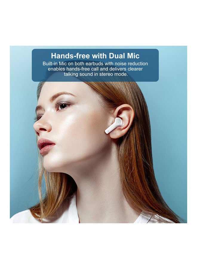 Lenovo - XT95 Pro Bluetooth Earphone 9D HIFI Sound Sport Waterproof TWS Wireless Earbuds With Mic White - Image 1