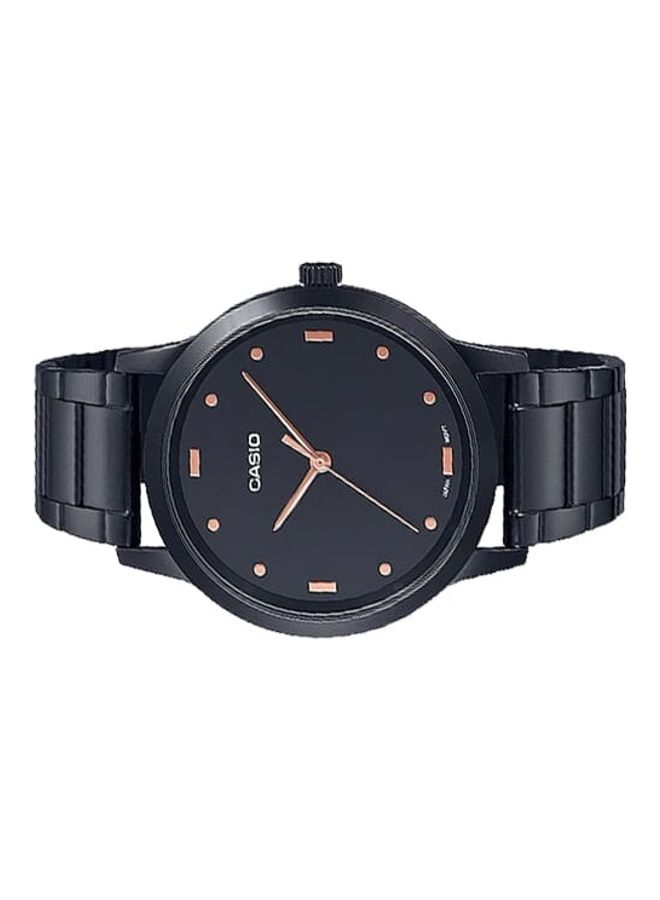 CASIO Men's Men's Black Dial Stainless Steel Band Analog Wrist Watch MTP-2022VB-1CDR - Image 3