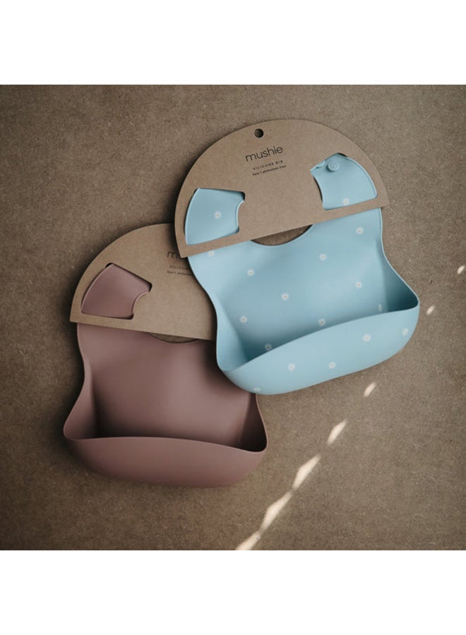 mushie - Silicone Baby Bib - Image 1