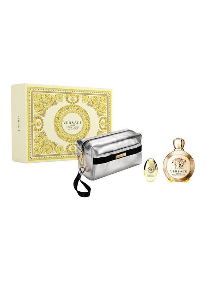 VERSACE - Eros Pour Femme Edp + Edp + Gwp Set 100ml - Image 1