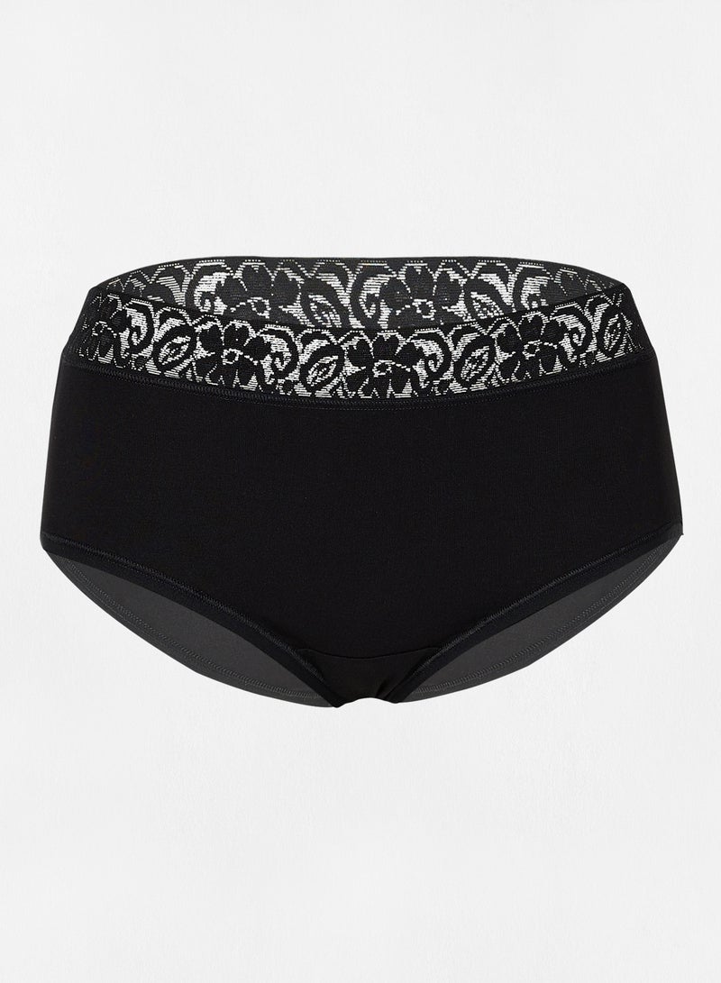 Amante - Ultimo Midi Lace Trim Briefs (Pack of 3) Multicolour - Image 1