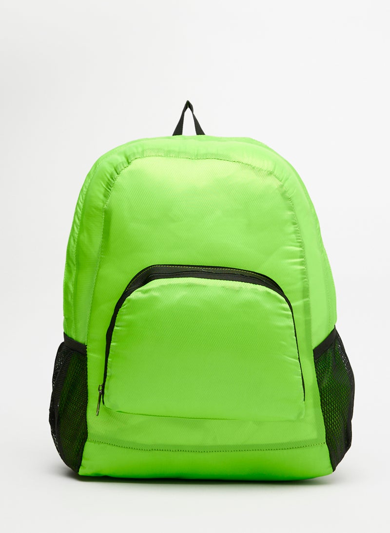 Unisex Casual Dyed Polyester One Size Backpack Green - v1645514581/N48453144A_1